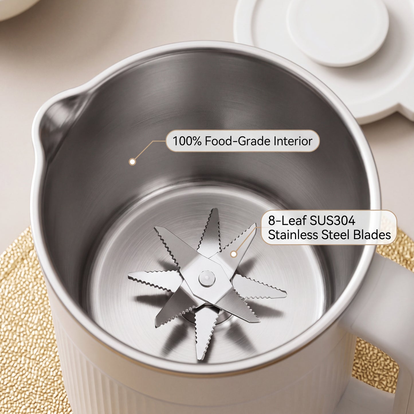 NutriBlend™ 8-in-1 Smart Nut Milk & Hot Soup Maker Bundle (Includes Free Recipe E-Book + $25 Gift Card)