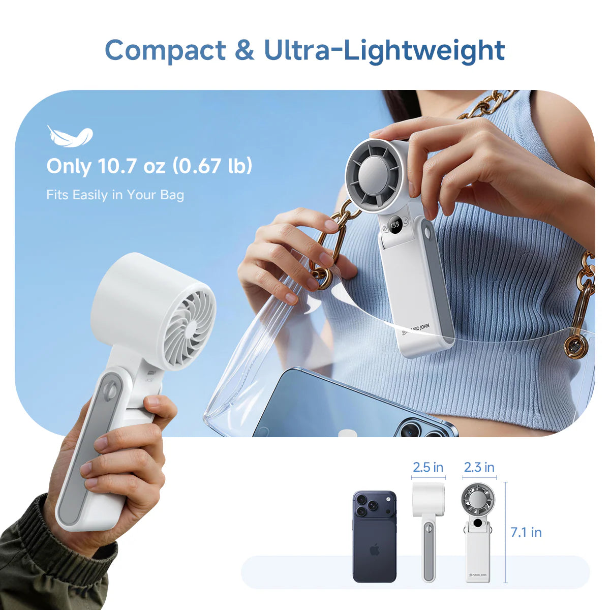 CasaBreeze™ Turbo Jet Portable Fan