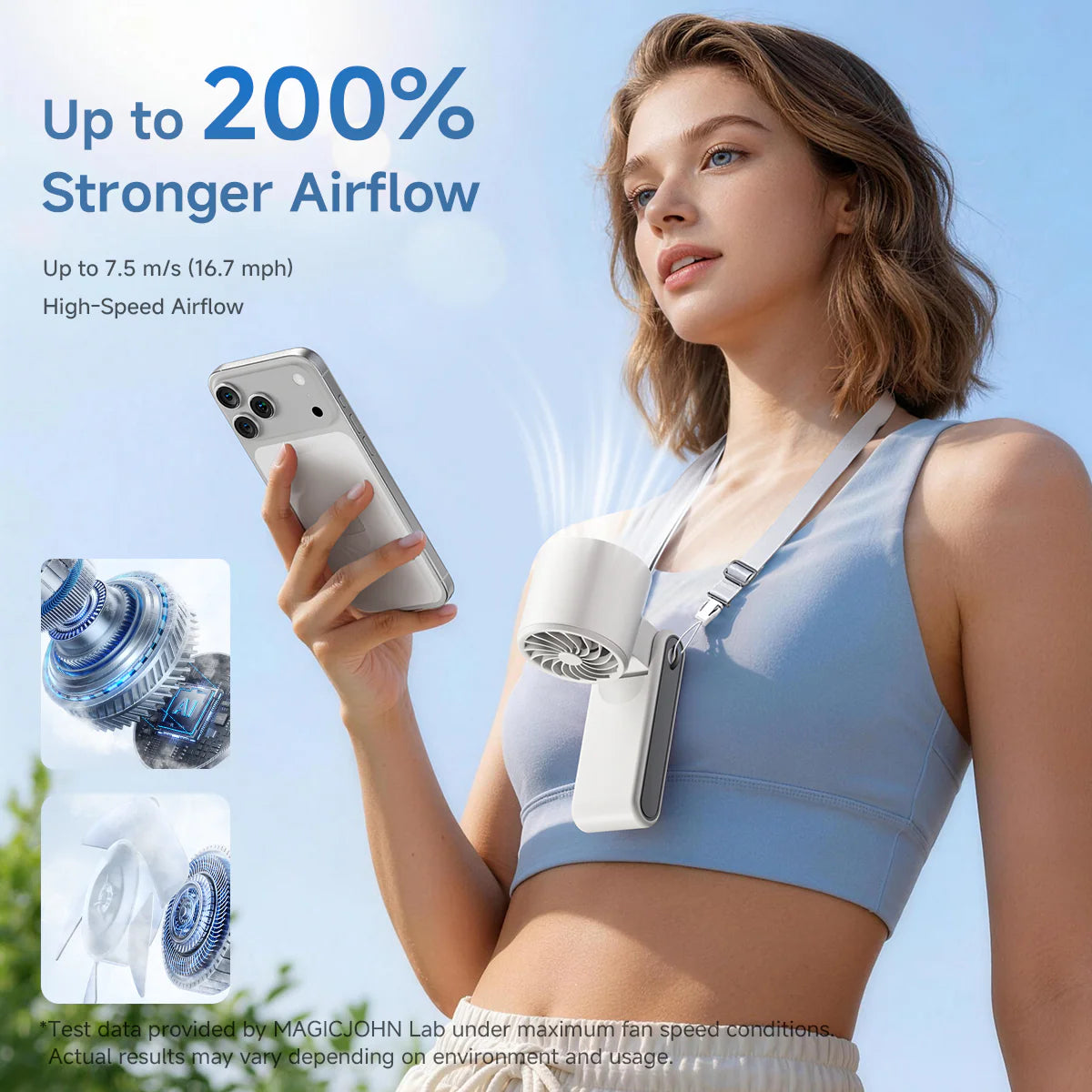 CasaBreeze™ Turbo Jet Portable Fan