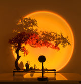 Aura Projection Lamp - Sunset, Moon & RGB