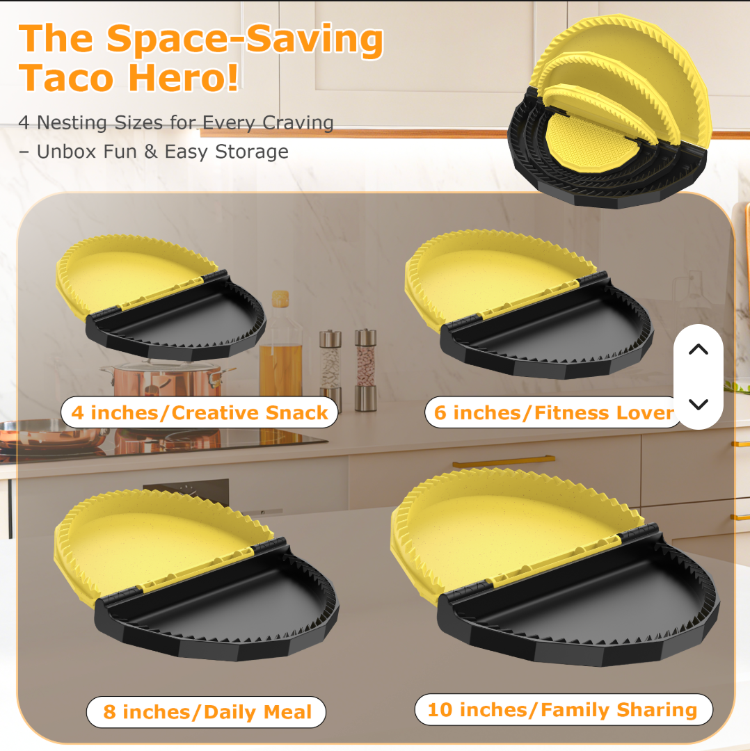 TacoSeal™ 4-in-1 Tortilla & Empanada Press Sealer