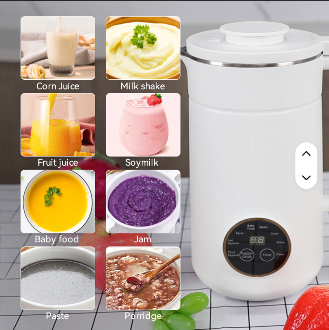 NutriBlend™ 8-in-1 Smart Nut Milk & Hot Soup Maker Bundle (Includes Free Recipe E-Book + $25 Gift Card)