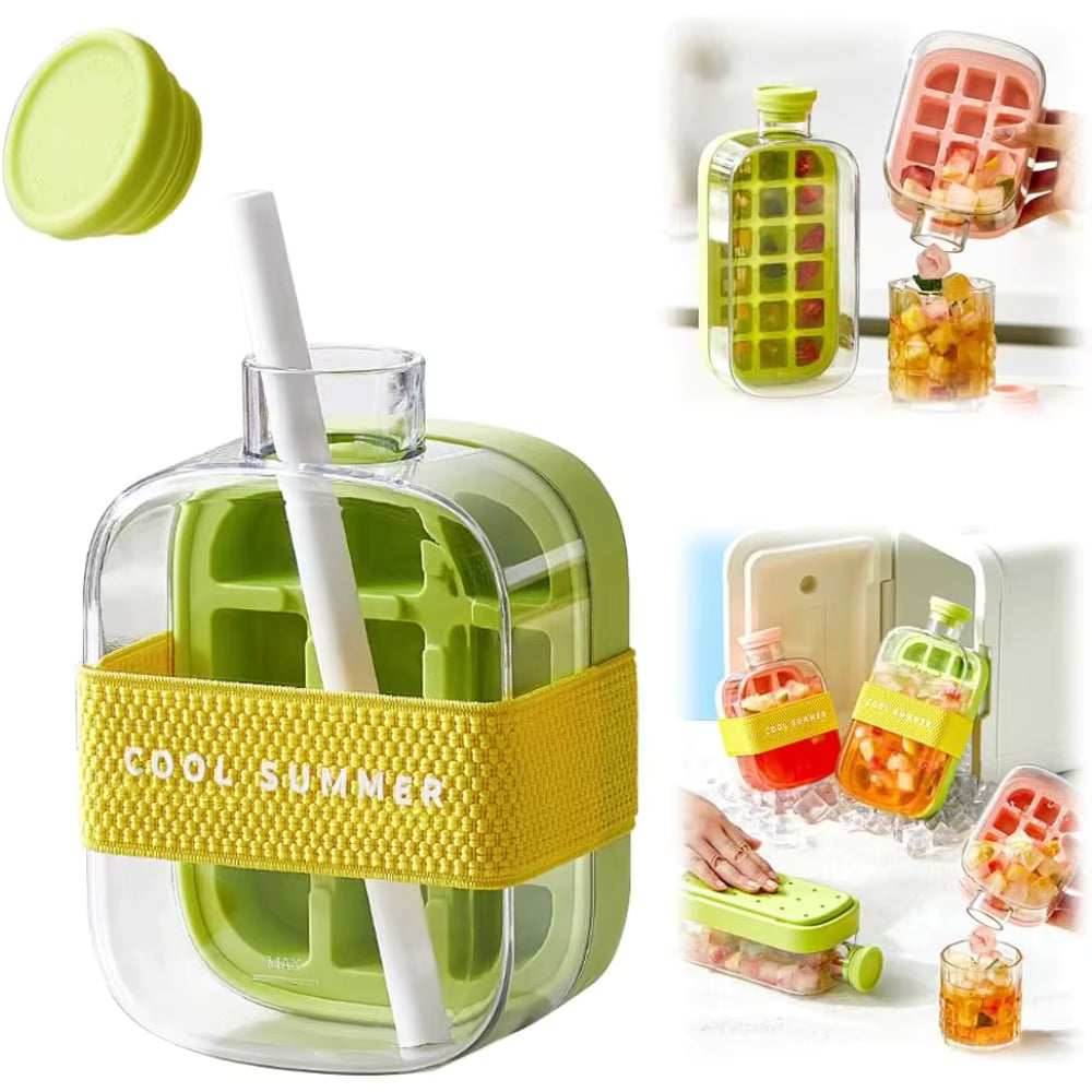 IcePop™ Portable 2-in-1 Ice Maker & Iced Coffee Bottle