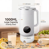 NutriBlend™ 8-in-1 Smart Nut Milk & Hot Soup Maker Bundle (Includes Free Recipe E-Book + $25 Gift Card)