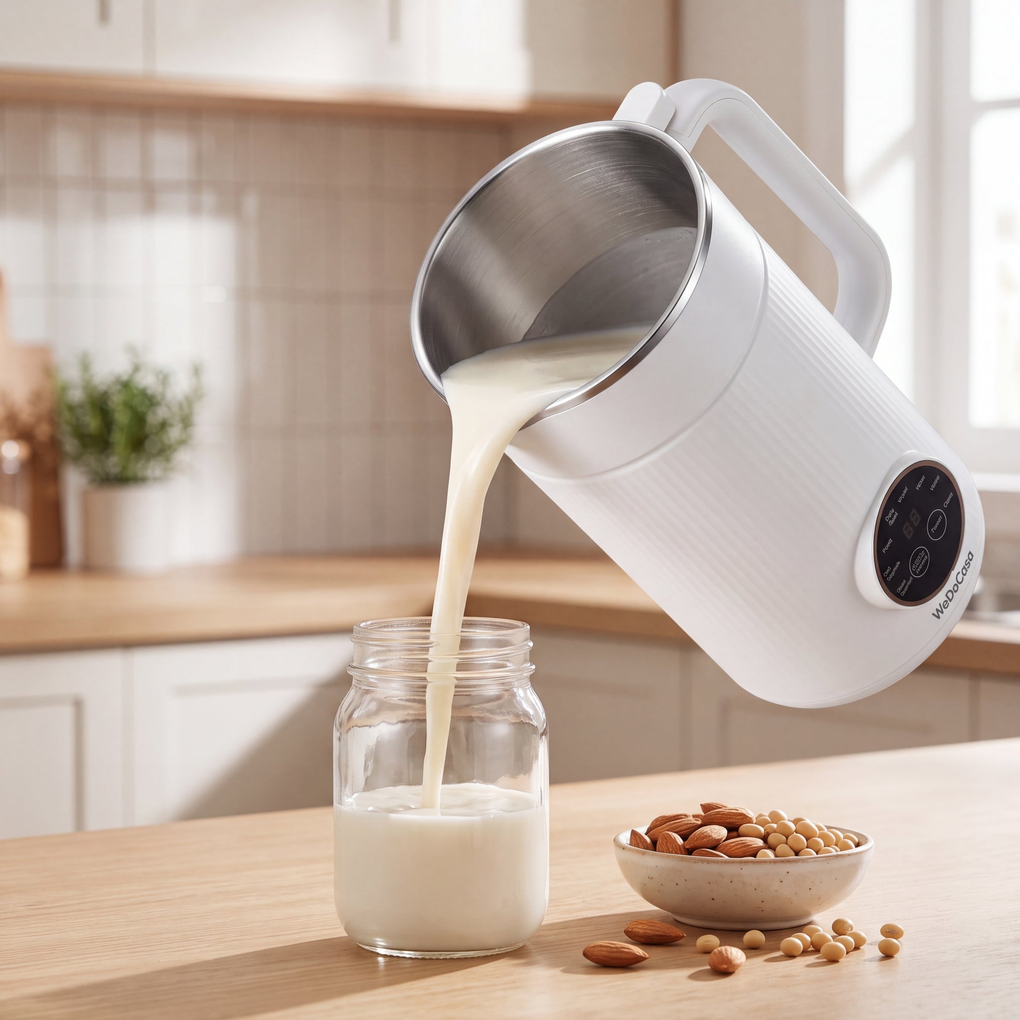 NutriBlend™ 8-in-1 Smart Nut Milk & Hot Soup Maker Bundle (Includes Free Recipe E-Book + $25 Gift Card)