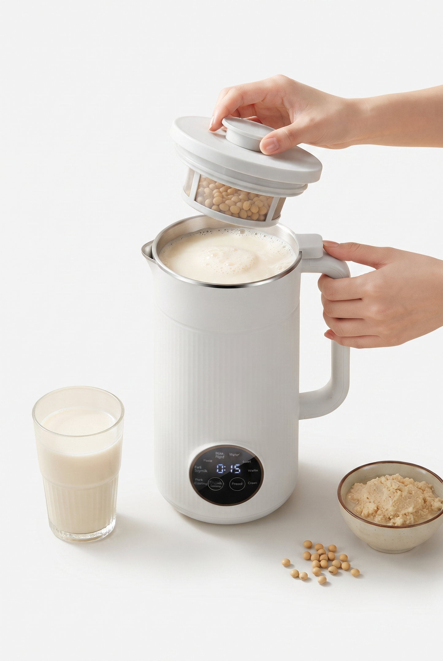 NutriBlend™ 8-in-1 Automatic Nut Milk & Soup Maker